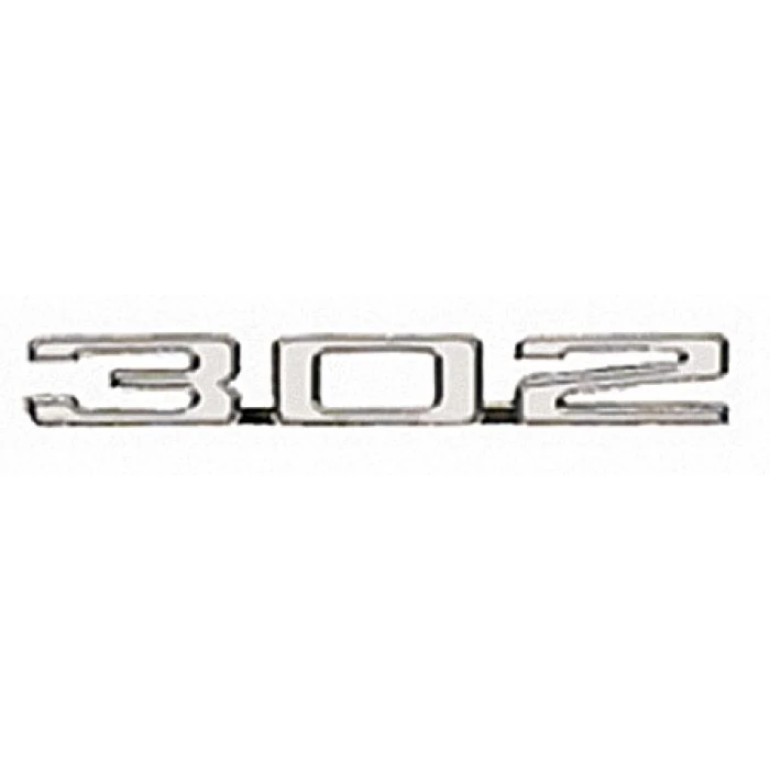Auto Metal Direct® CHQ - Driver or Passenger Side Hood Emblem "302"