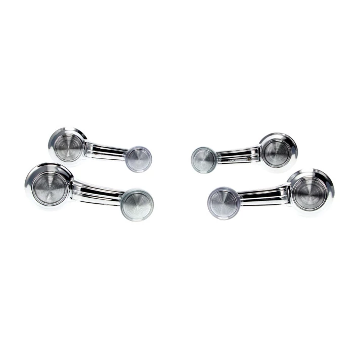 Auto Metal Direct® CHQ - Clear Knob Window Crank Set Correct with Casting Number