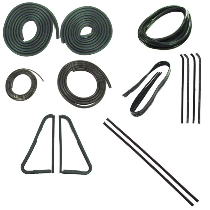 Auto Metal Direct® X-Parts - Weatherstrip Kit without Trim Groove