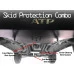 American Trail Products® - Textured Black Powdercoat Steel Transfer Case Front Skid Plate System Jeep Renegade