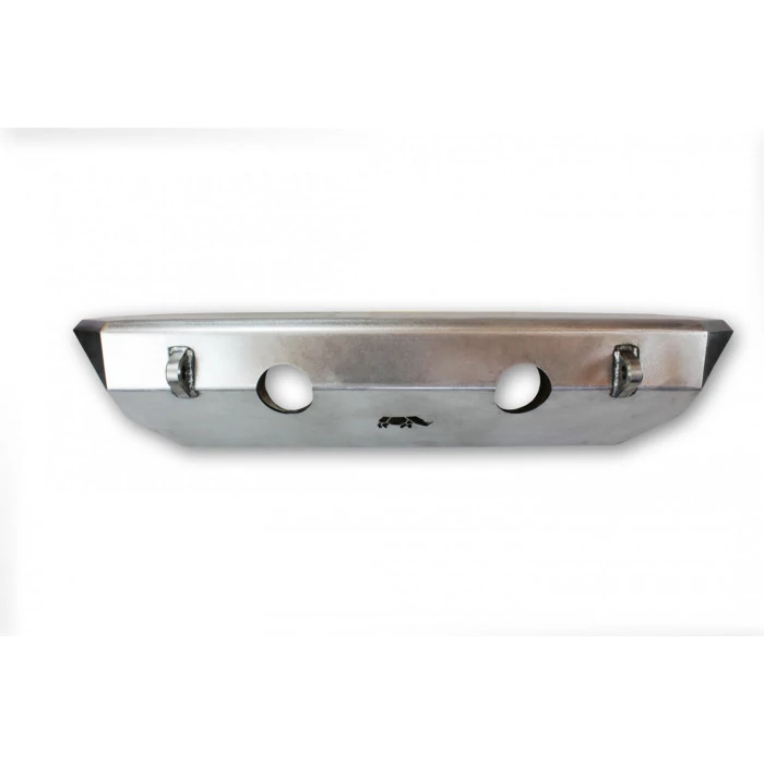 American Trail Products® - Mid Width Raw Plate Steel Front Bumper with Fog Lights and Tabs Jeep Wrangler