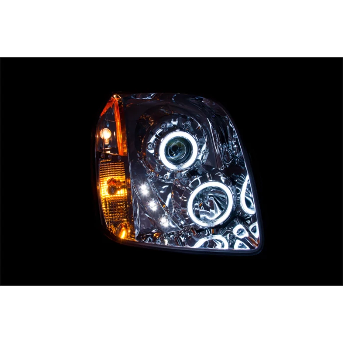 ANZO - Chrome CCFL Halo Projector Headlights