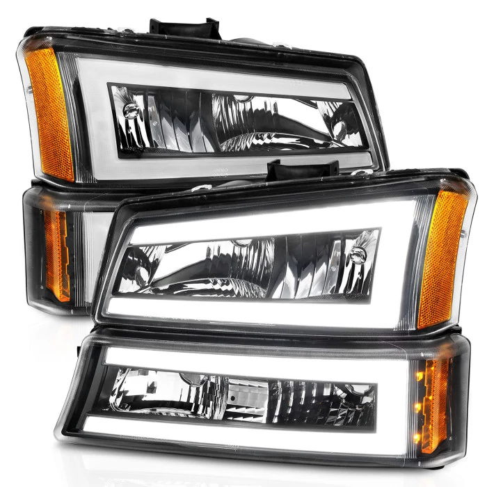 ANZO - Light Bar Style Crystal Headlight