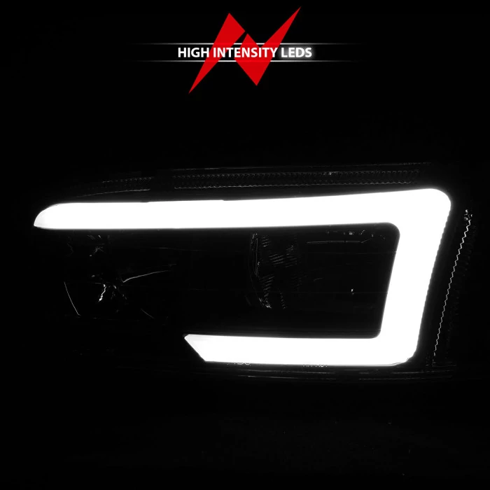 ANZO - Light Bar Style Crystal Headlight