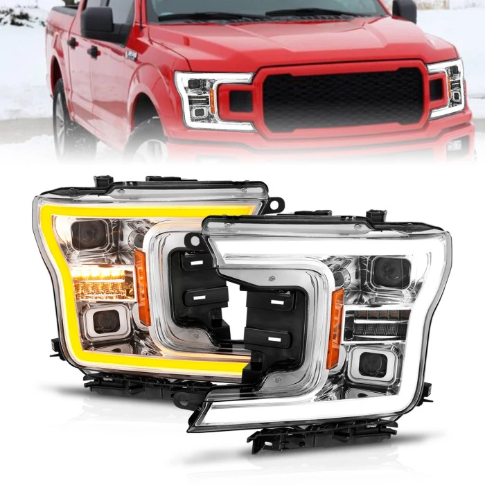 ANZO - Light Bar Style Sequential LED Projector Headlight