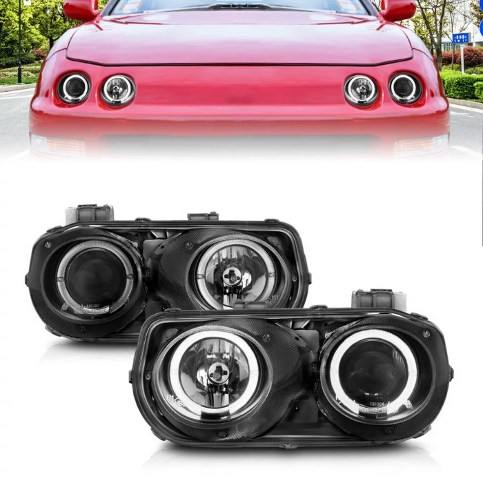 ANZO - Black Halo Projector Headlights