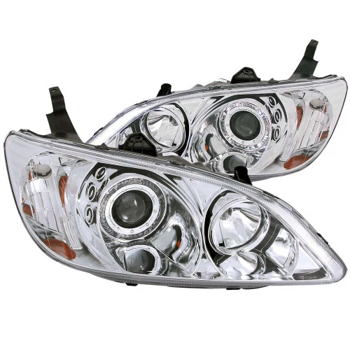 ANZO - Chrome Halo Projector Headlights