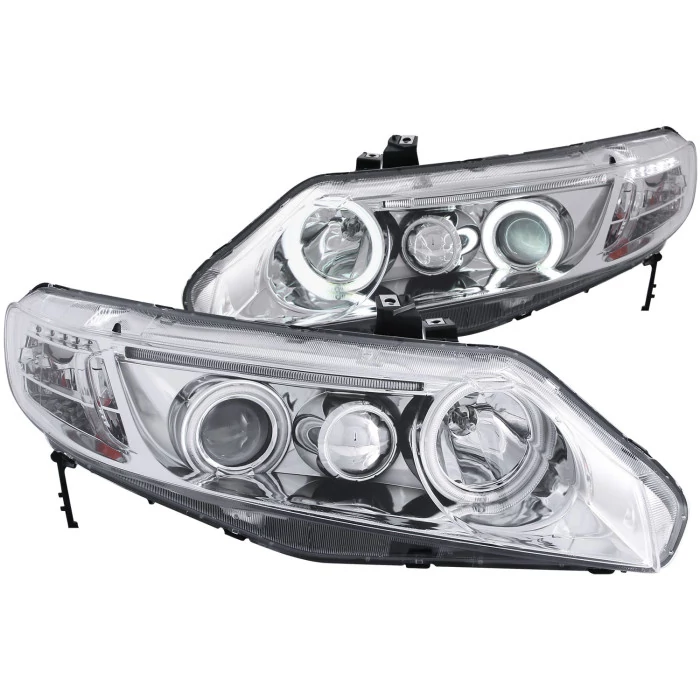 ANZO - Chrome CCFL Halo Projector Headlights