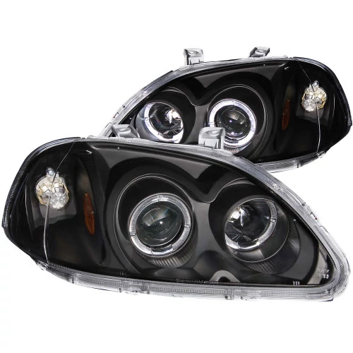 ANZO - Black Halo Projector Headlights