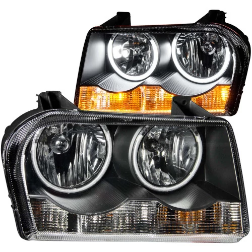 ANZO - Black CCFL Halo Euro Headlights