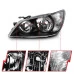 ANZO - Black Euro Headlights