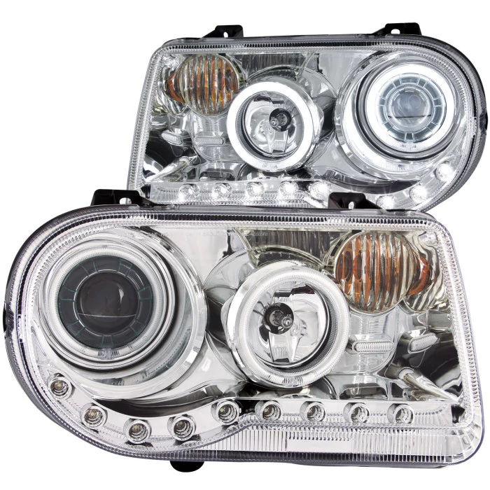 ANZO - Chrome CCFL Halo Projector Headlights