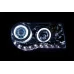 ANZO - Chrome CCFL Halo Projector Headlights