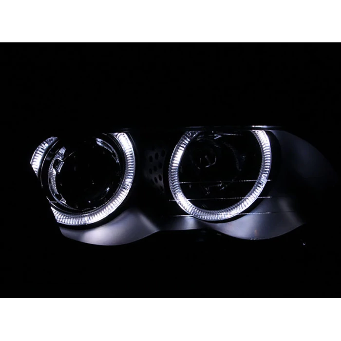 ANZO - Black CCFL Halo Projector Headlights with Corner Lights