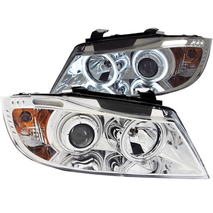 ANZO - Chrome CCFL Halo Projector Headlights