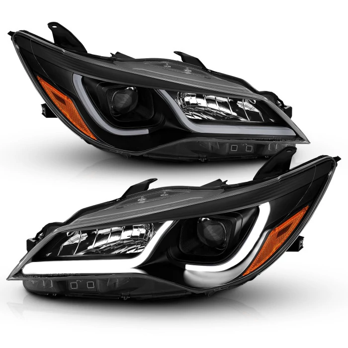 ANZO - Black LED U-Bar Projector Headlights