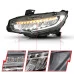 ANZO - Black LED Headlights with Sequential Turn Signal