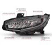ANZO - Black LED Headlights with Sequential Turn Signal