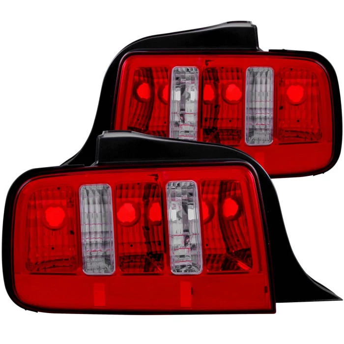 ANZO - Red/Chrome Euro Tail Lights