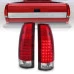 ANZO - Chrome/Red G2 LED Tail Lights