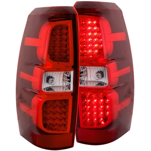 ANZO - Chrome Red LED Tail Lights