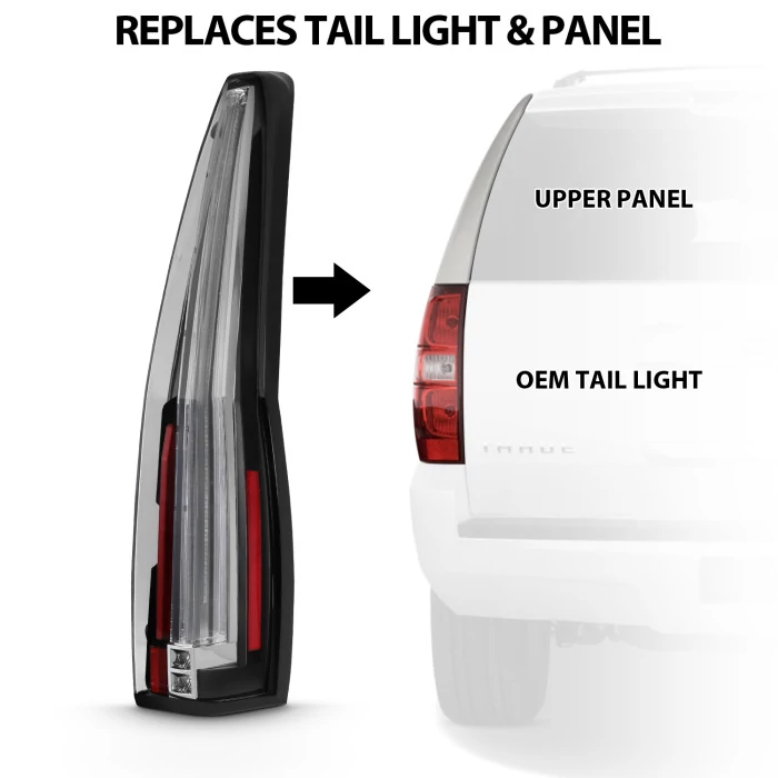 ANZO - Black/Red LED Tail Lights