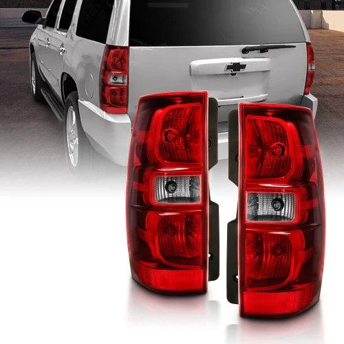 ANZO - Factory Style Chrome/Red Tail Lights