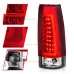 ANZO - Chrome/Red LED Tail Lights