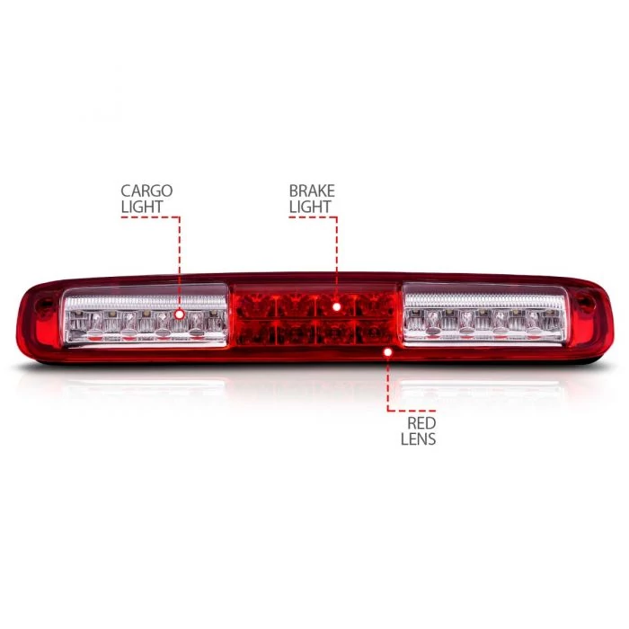 ANZO - Red/Clear LED 3rd Brake Light