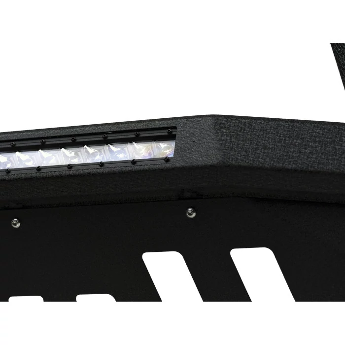 Armordillo® USA - AR Series Bull Bar with LED, Brushed Skid Plate