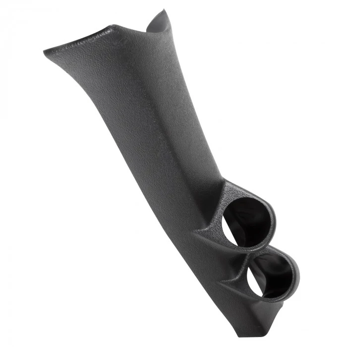 AutoMeter® - 2-1/16" Black Mounting Solutions Dual Gauge A-Pillar Mount