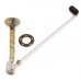 AutoMeter® - Antique Beige 100 PSI 240 OhmsE-33 OhmsF Electric Speedometer Street Rod Gauge Kit