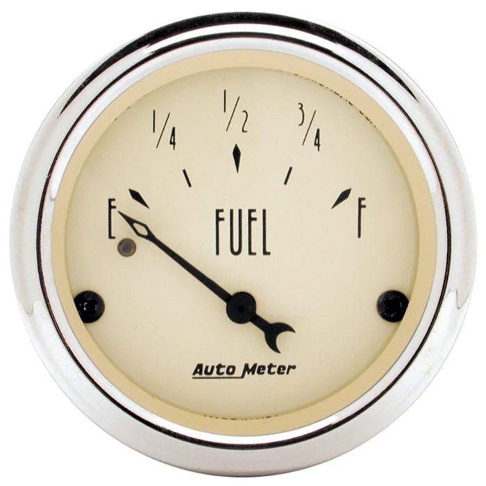 AutoMeter® - Antique Beige 100-240 Deg F Fuel/Oil/Speedo/Volt/Water Mechanical Speedometer Gauge Set