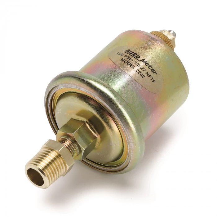 AutoMeter® - Antique Beige 3-3/8" 100 PSI/240 OhmsE-33 OhmsF Oil/Fuel Dual Gauge