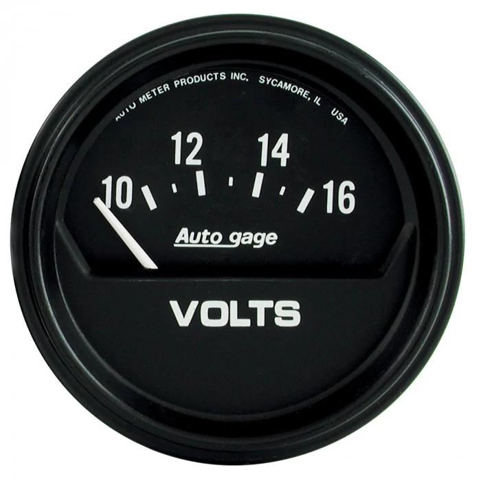 AutoMeter® - AutoGage 2-5/8" 10-16V Electric Voltmeter Gauge