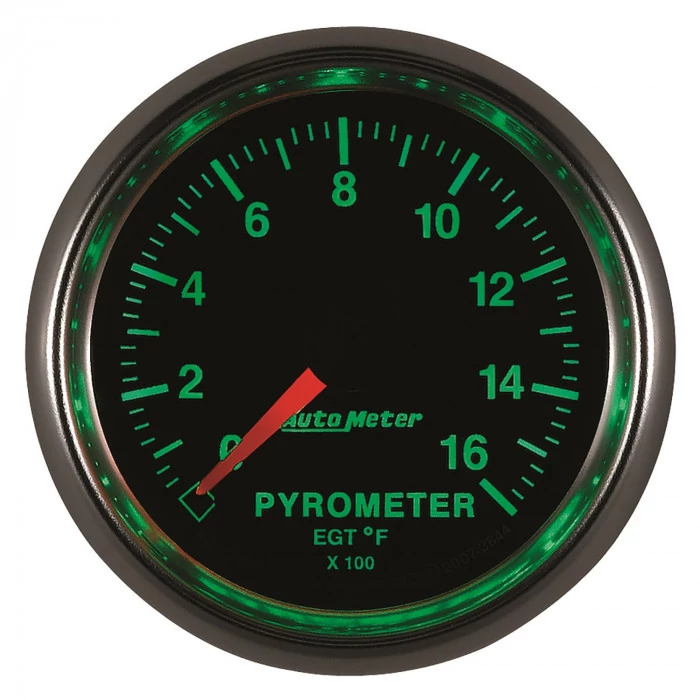 AutoMeter® - GS Series 2-1/16" Electric Digital Stepper Motor 0-1600 Deg F Pyrometer Gauge Kit