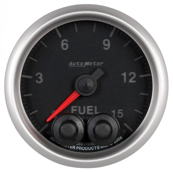 AutoMeter® - Elite Series 2-1/16" Electric Digital Stepper Motor 0-15 PSI Fuel Pressure Gauge