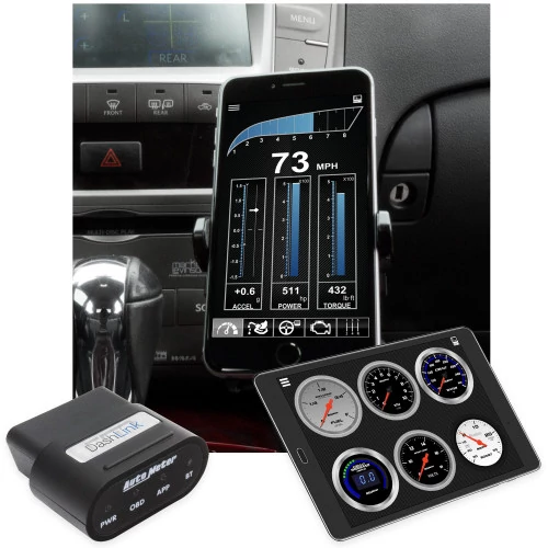 AutoMeter® - Dash Link II OBDII Bluetooth Wireless Data Module for Apple and Android Devices (Not Included)