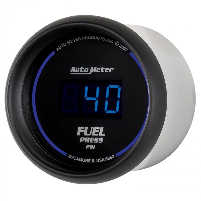 AutoMeter® - Cobalt 2-1/16" Blue Digital LED 0-100 PSI Digital Fuel Pressure Gauge