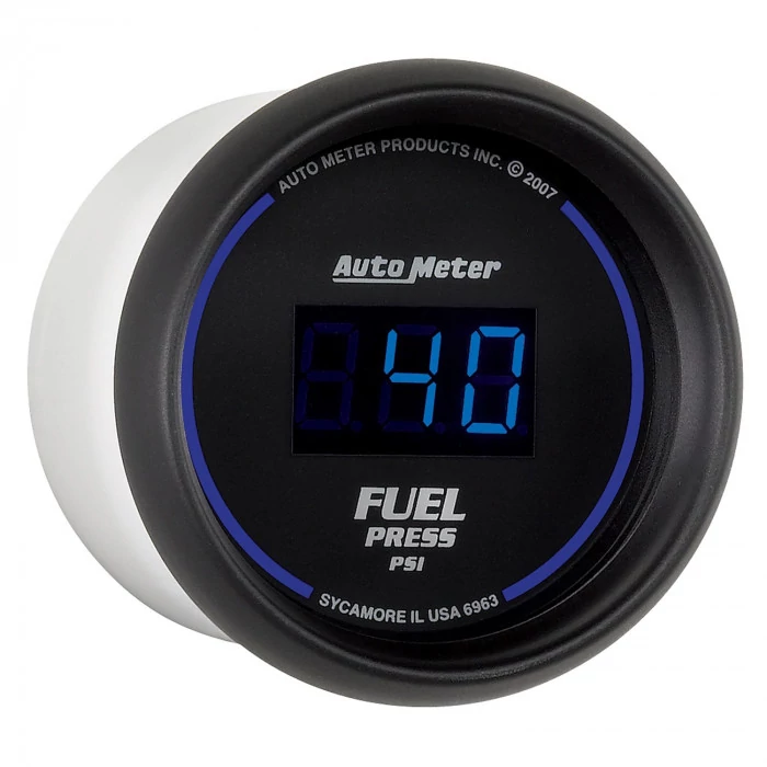 AutoMeter® - Cobalt 2-1/16" Blue Digital LED 0-100 PSI Digital Fuel Pressure Gauge