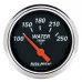 AutoMeter® - Designer Black 0E-90F Ohms Tach/Mph/Fuel/Oilp/Wtmp/Volt Dash Panel Kit