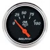 AutoMeter® - Designer Black 73E-10F Ohms Tach/Mph/Fuel/Oilp/Wtmp/Volt Dash Panel Kit