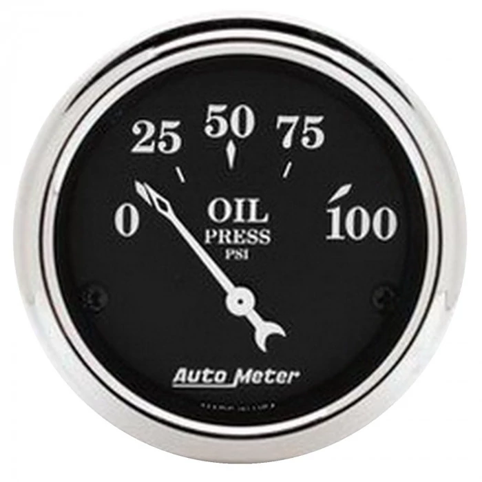 AutoMeter® - Old Tyme Black MPH/OilP/Water/Volt/Fuel 5 Gauge Set