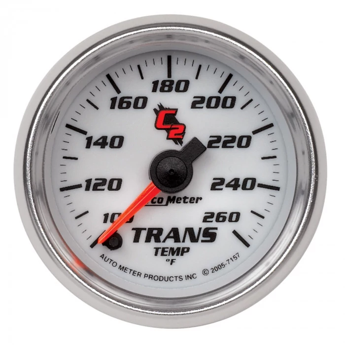 AutoMeter® - C2 2-1/16" Electric Digital Stepper Motor 100-260 Deg F Transmission Temperature Gauge