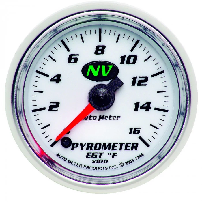 AutoMeter® - NV 2-1/16" Electric Digital Stepper Motor 0-1600 Deg F Pyrometer Gauge Kit