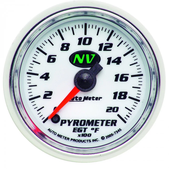 AutoMeter® - NV 2-1/16" Electric Digital Stepper Motor 0-2000 Deg F Pyrometer Gauge Kit
