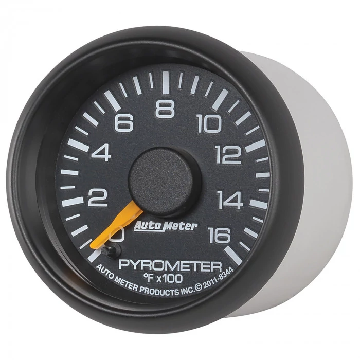 AutoMeter® - Chevy Factory 2-1/16" Electric Digital Stepper Motor 0-1600 Deg F Match Pyrometer Gauge Kit