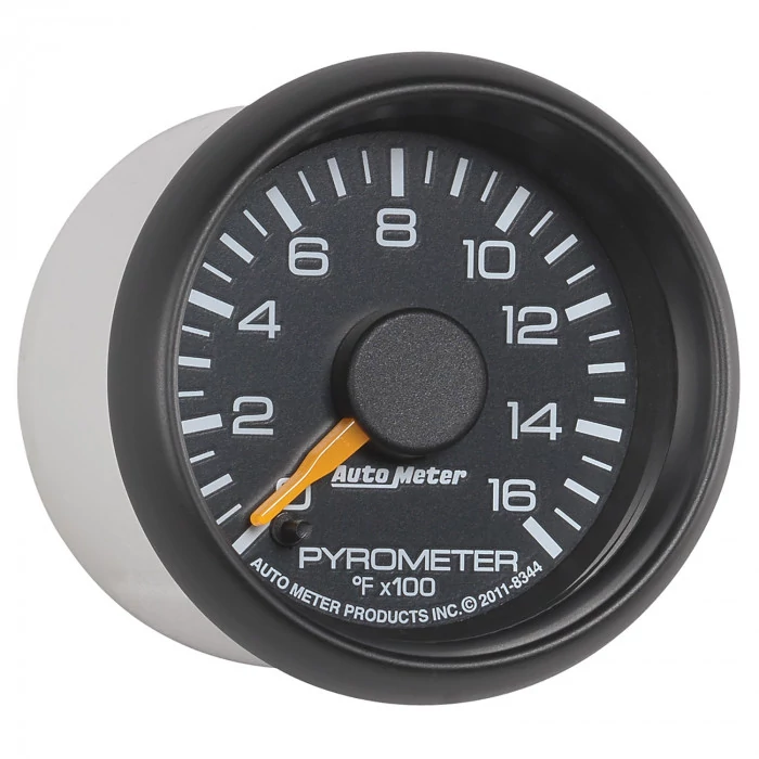 AutoMeter® - Chevy Factory 2-1/16" Electric Digital Stepper Motor 0-1600 Deg F Match Pyrometer Gauge Kit