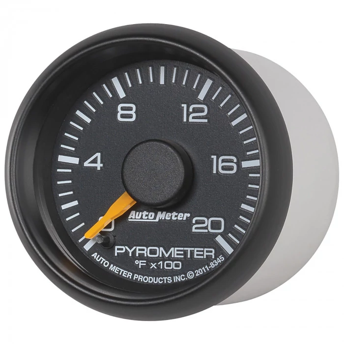 AutoMeter® - Chevy Factory 2-1/16" Electric Digital Stepper Motor 0-2000 Deg F Match Pyrometer Gauge Kit