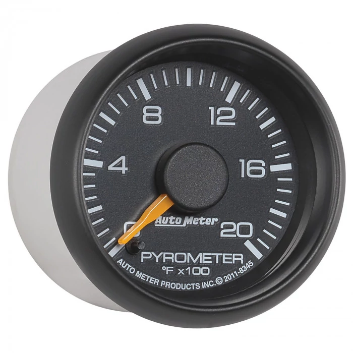 AutoMeter® - Chevy Factory 2-1/16" Electric Digital Stepper Motor 0-2000 Deg F Match Pyrometer Gauge Kit